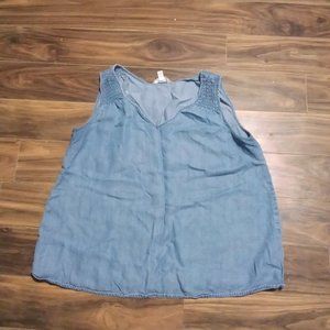 Denim tank top